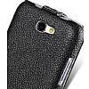 Melkco Samsung N7100 Galaxy Note 2 Kapakl Siyah Deri Klf - Resim 1