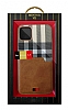 Mentor VII iPhone 12 Mini 5.4 in Kartlkl Kahverengi Gerek Deri Klf - Resim: 4