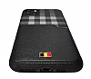 Mentor VII iPhone 12 Pro Max 6.7 in Kartlkl Siyah Gerek Deri Klf - Resim: 3