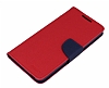 Mercury HTC Desire 816 Standl Czdanl Krmz Deri Klf - Resim 4