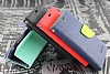 Mercury HTC One Mini Standl Czdanl Koyu Mavi Klf - Resim: 2