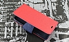 Mercury HTC One Mini standl Czdanl Krmz Klf - Resim 5