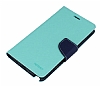 Mercury Samsung N9100 Galaxy Note 4 Standl Czdanl Yeil Deri Klf - Resim: 5