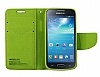 Mercury Samsung i9190 Galaxy S4 Mini Fancy Diary Czdanl Standl Koyu Mavi Klf - Resim 1