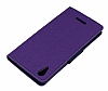 Mercury Sony Xperia T3 Standl Czdanl Mor Deri Klf - Resim: 4