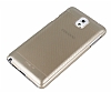 Eiroo Maxfit Samsung N9000 Galaxy Note 3 Ultra nce Gold Rubber Klf - Resim 1