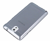Eiroo Maxfit Samsung N9000 Galaxy Note 3 Ultra nce Silver Rubber Klf - Resim 3
