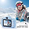 Mini Mavi ocuk Dijital Kamera Fotoraf Makinesi - Resim: 1