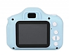 Mini Mavi ocuk Dijital Kamera Fotoraf Makinesi - Resim: 3