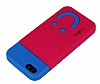 Mob iPhone SE / 5 / 5S Glen Yz Koyu Pembe Silikon Klf - Resim: 3