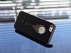 Mooke Tal iPhone SE / 5 / 5S Siyah Metal Klf - Resim 3