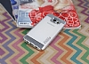 Motomo Gel Samsung Galaxy Note 5 Silver Silikon Klf - Resim 1