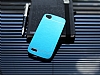 Motomo General Mobile Discovery Metal Mavi Rubber Klf - Resim: 1