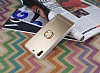 Motomo HTC Desire 728G Selfie Yzkl Metal Gold Rubber Klf - Resim 2