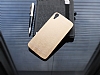 Motomo HTC Desire 828 Metal Gold Rubber Klf - Resim 1