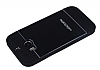 Motomo HTC One M8 Metal Siyah Silikon Klf - Resim: 1