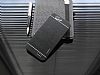 Motomo Huawei Ascend G7 Metal Siyah Rubber Klf - Resim 1