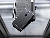Motomo Huawei Honor 5X Metal Siyah Rubber Klf - Resim: 2