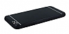 Motomo Huawei Mate 20 Pro Silikon Kenarl Siyah Metal Klf - Resim: 2