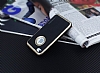 Motomo iPhone 4 / 4S Gold Kenarl Siyah Silikon Klf - Resim: 2