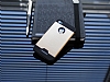 Motomo Round iPhone 4 / 4S Metal Gold Rubber Klf - Resim 1