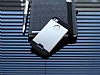 Motomo Round iPhone 4 / 4S Metal Silver Rubber Klf - Resim 1