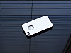 Motomo iPhone 4 / 4S Metal Silver Rubber Klf - Resim: 2