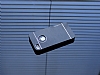 Motomo iPhone 4 / 4S Metal Siyah Rubber Klf - Resim 2