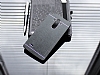 Motomo LG G4 Stylus Metal Siyah Rubber Klf - Resim 1