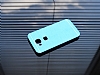 Motomo Huawei G8 Metal Mavi Rubber Klf - Resim: 2