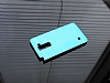 Motomo LG Stylus 2 Metal Mavi Rubber Klf - Resim: 2