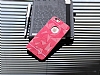 Motomo Prizma iPhone 6 / 6S Metal Krmz Rubber Klf - Resim: 1