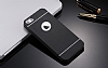 Motomo iPhone 6 / 6S Metal Siyah Rubber Klf - Resim: 5