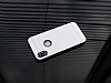 Motomo iPhone X / XS Metal Silver Rubber Klf - Resim: 2