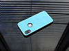 Motomo iPhone X / XS Metal Mavi Rubber Klf - Resim 1
