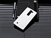 Motomo Prizma LG G4c Metal Silver Rubber Klf - Resim 2