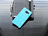 Motomo Prizma Samsung Galaxy A3 2016 Metal Mavi Rubber Klf - Resim: 2