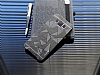 Motomo Prizma Samsung Galaxy A8 Metal Siyah Rubber Klf - Resim 1