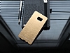 Motomo Samsung Galaxy Note FE Metal Gold Rubber Klf - Resim 1