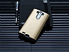Motomo Round LG G3 Metal Gold Rubber Klf - Resim 1