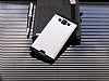 Motomo Round Samsung Galaxy A7 Metal Silver Rubber Klf - Resim: 2