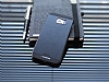 Motomo Round Samsung i9800 Galaxy S6 Metal Siyah Rubber Klf - Resim: 1