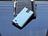 Motomo Round Samsung N9100 Galaxy Note 4 Metal Lacivert Rubber Klf - Resim 5