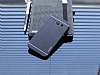 Motomo Samsung Galaxy E5 Metal Siyah Rubber Klf - Resim: 1