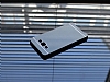 Motomo Samsung Galaxy E7 Metal Siyah Rubber Klf - Resim 2