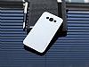 Motomo Samsung Galaxy E7 Metal Silver Rubber Klf - Resim: 1