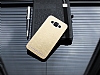 Motomo Samsung Galaxy Grand Max Metal Gold Rubber Klf - Resim: 1