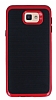 Motomo Samsung Galaxy J5 Prime Kırmızı Kenarlı Siyah Silikon Kılıf