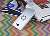 Motomo Samsung Galaxy J5 Prime Selfie Yzkl Metal Silver Rubber Klf - Resim 2