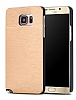 Motomo Samsung Galaxy Note 5 Metal Gold Rubber Klf - Resim 3